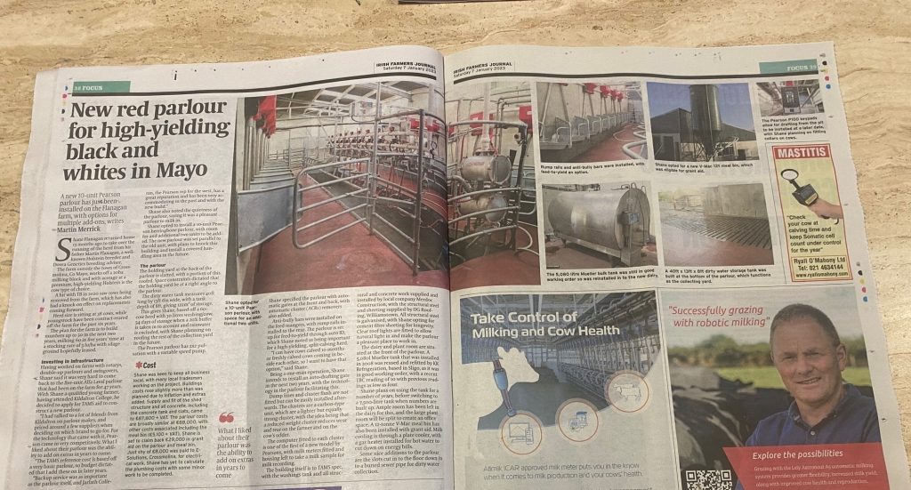 Pearson Milking Technology, Pearson Milking Machine, Rotary Milking Parlour, Milking Parlour, Pearson Rotary
