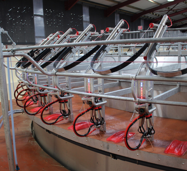 Pearson Milking Technology, Rotary Milking Retention Bar System